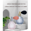 Clear glass perfume dispenser bag spray